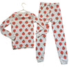 Hanna Andersson Ivory & Orange Pumpkin Print PJ Set - Size 8