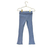 Zara Periwinkle Blue Ribbed Flare Leggings - Size 4-5