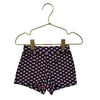Janie and Jack Navy, White, Red Sailboat Print Cotton Knit Shorts - Size 6-12 Mo