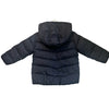 Mango Navy Star Hooded Winter Jacket - Size 5-6