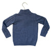 Gymboree Blue Speckled Cable Knit Quarter-Button Sweater - Size 3T