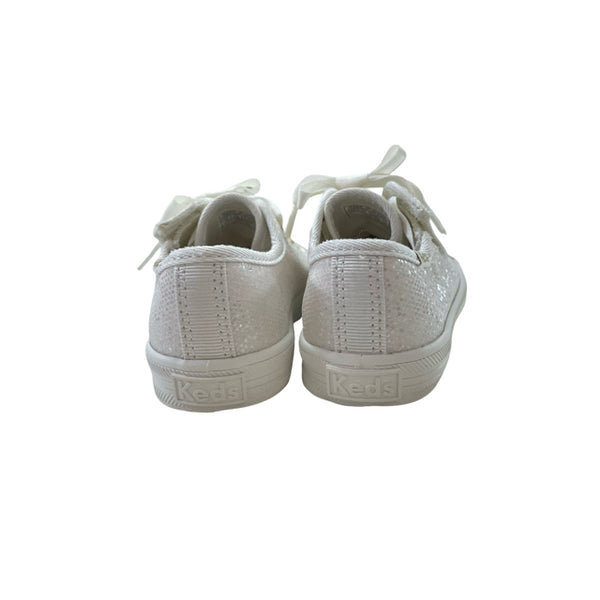 Keds Ivory Glitter Sneakers - Size 7.5
