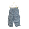 Crewcuts Blue & White Pattern Linen Ankle Pants - Size 6