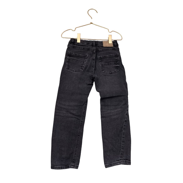 Zara 'The Regular Pant' Black Denim Jeans - Size 5-6
