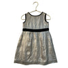 Bonpoint Metallic 100% Linen Dress - Size 4