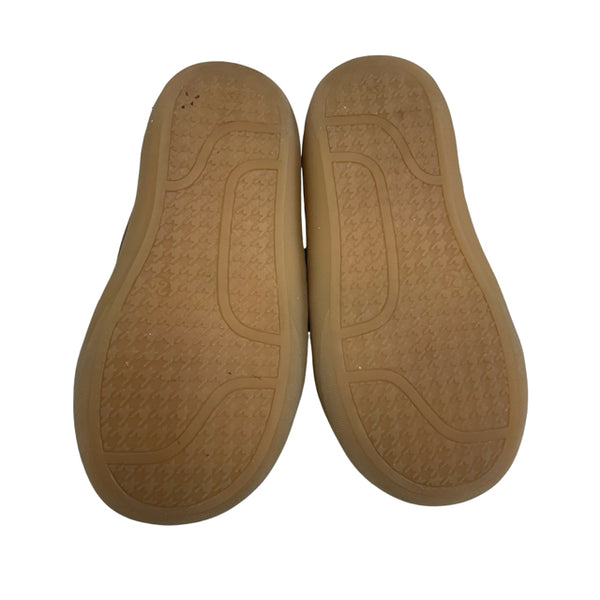 Petit Nord Brown Leather Velcro Shoes - Size 24 (8)