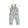 Kate Quinn Ivory & Black Cow Pasture Print Overall One-Piece - Size 6-12 Mo