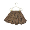 Crewcuts Brown & Black Leopard Print Skirt - Size 8