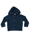 Unit Kids Blue Hooded Cardigan Sweater - Size 24 Mo
