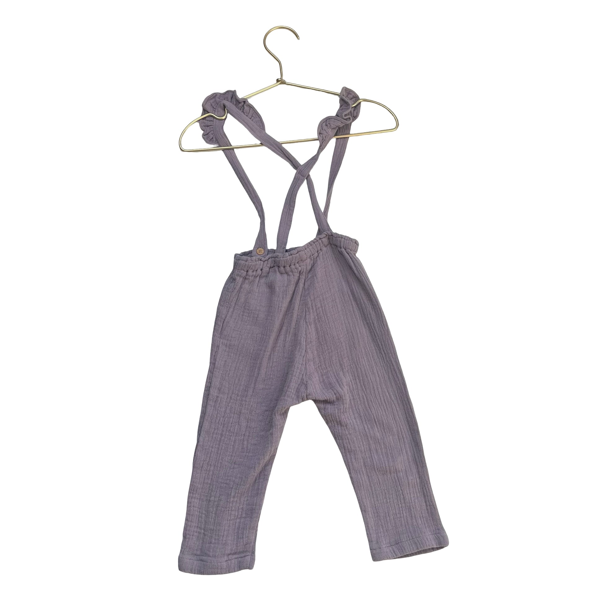 ettie & h Lavender Overalls - Size 12-18 Mo