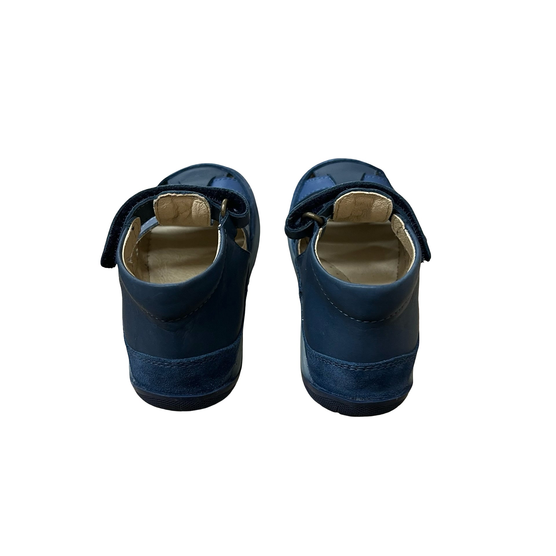 Falcotto Blue Leather Sandals New in Box - Size 24 (8)