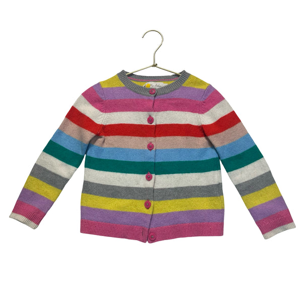 Mini Boden Multi-Color Striped Cardigan Sweater - Size 5-6Y