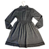 Zara Gray 100% Wool Polo Knit Sweater Dress - Size 8-9