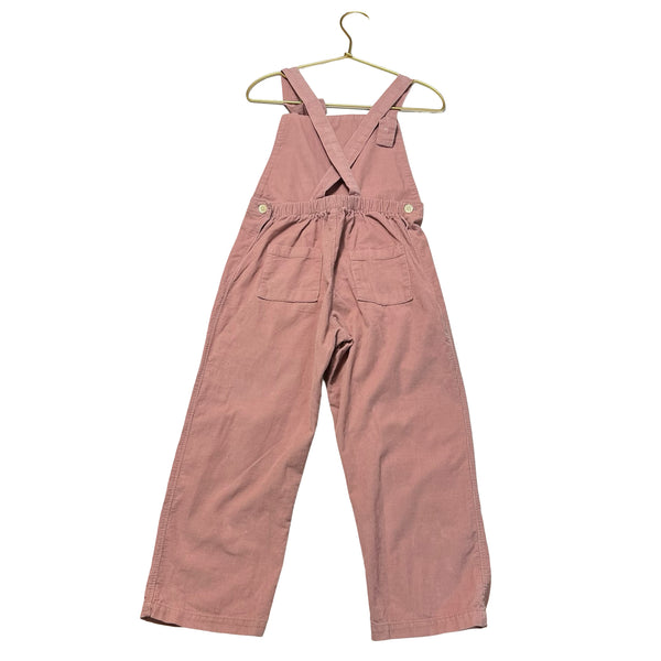 Mabo Pink Lightweight Corduroy Overalls - Size 4/5
