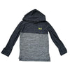 Under Armour Gray Hooded Shirt - Size 7