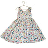 Ollie Jay Ivory & Multi-Color Mermaid Print Dress - Size 6