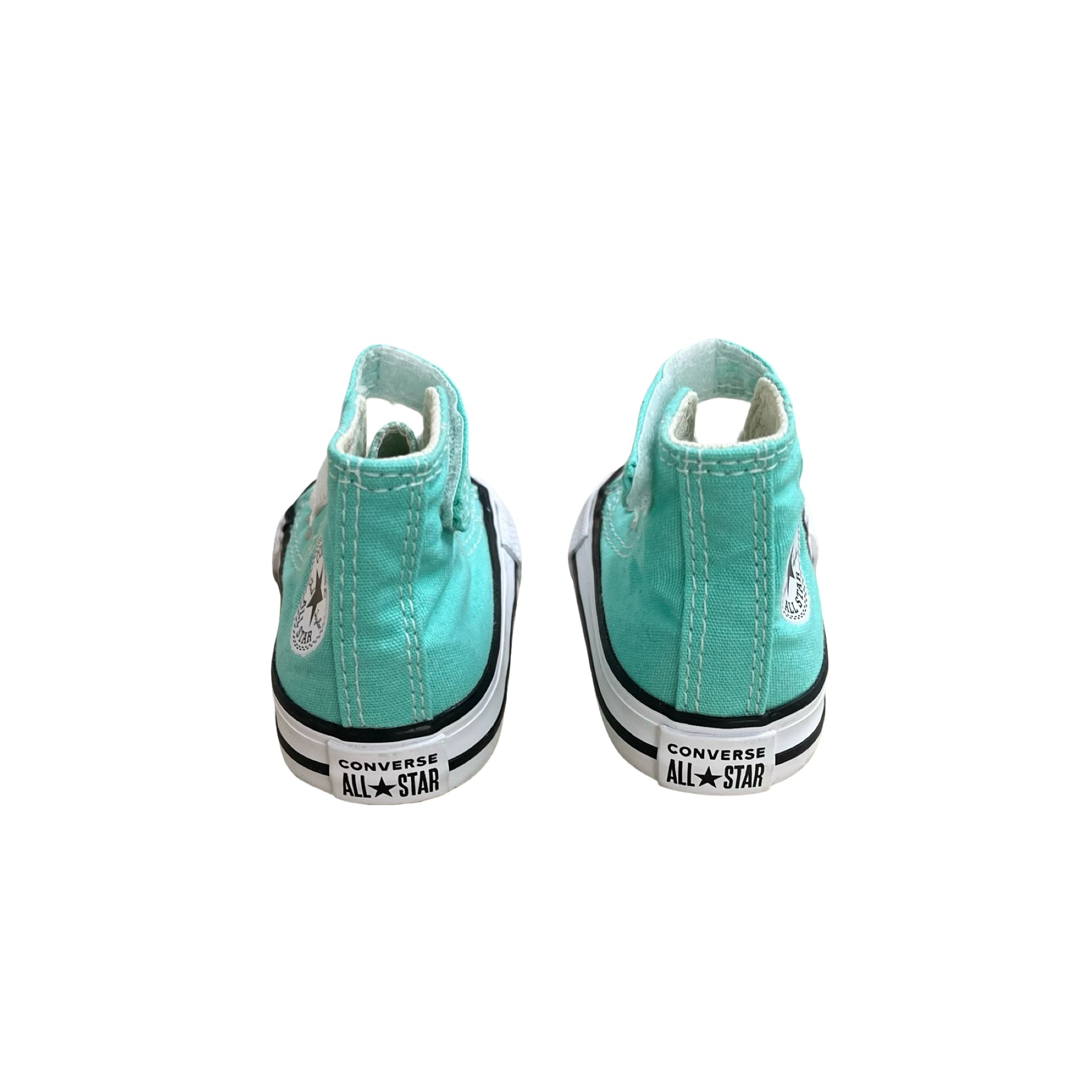 Converse All-Star Teal High Top Sneakers - Size 2
