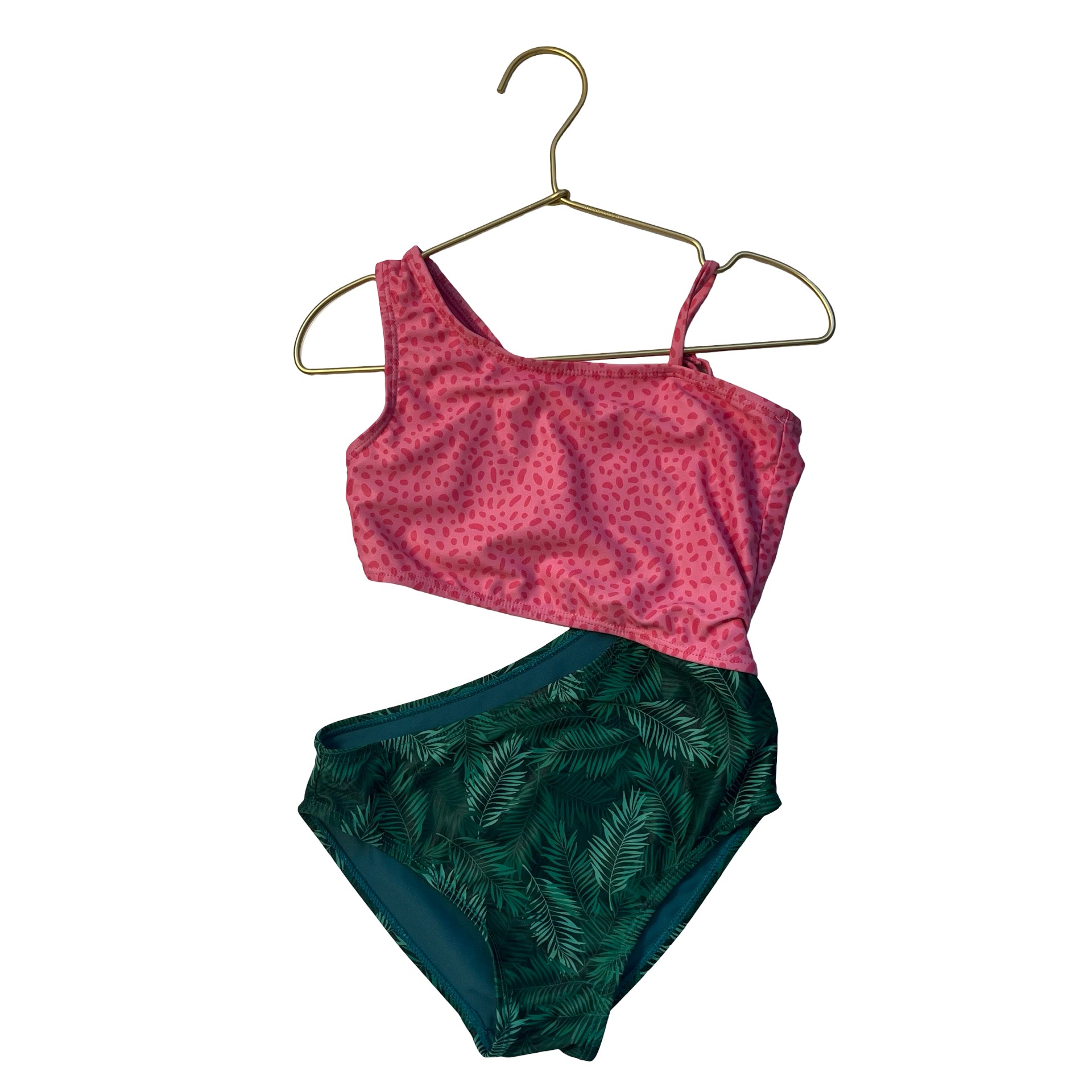 Briabay Pink & Green Swim Suit - Size 4-5T