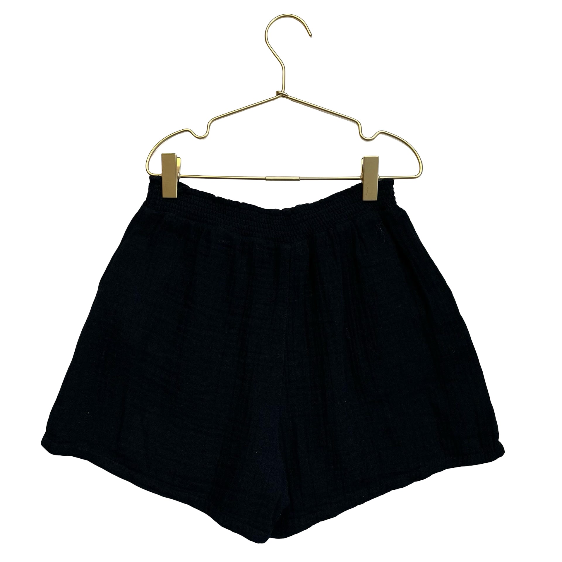 Old Navy Black Crinkle Gauze Shorts - Size M 8