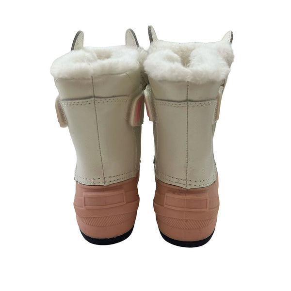 Cat & Jack Ivory & Pink Unicorn Winter Boots - Size 7