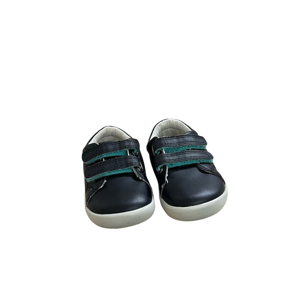 Ten Little Black Velcro Shoes - Size 6.5
