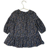 Baby Gap Navy & Tan Floral Corduroy Dress - Size 18-24 Mo