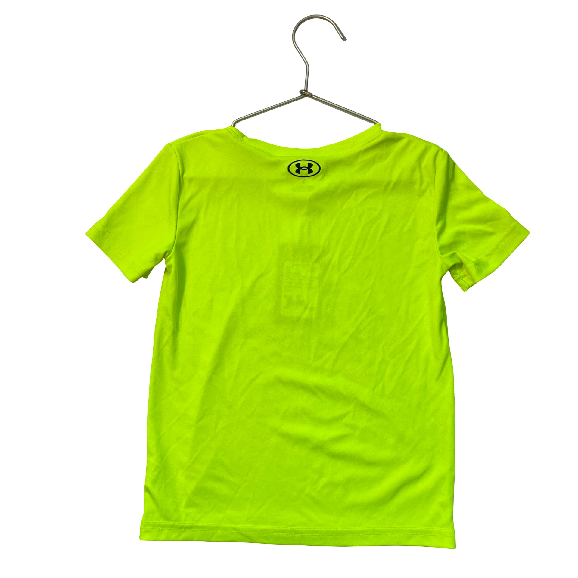 Under Armour Neon Logo Athletic T-Shirt - Size 5