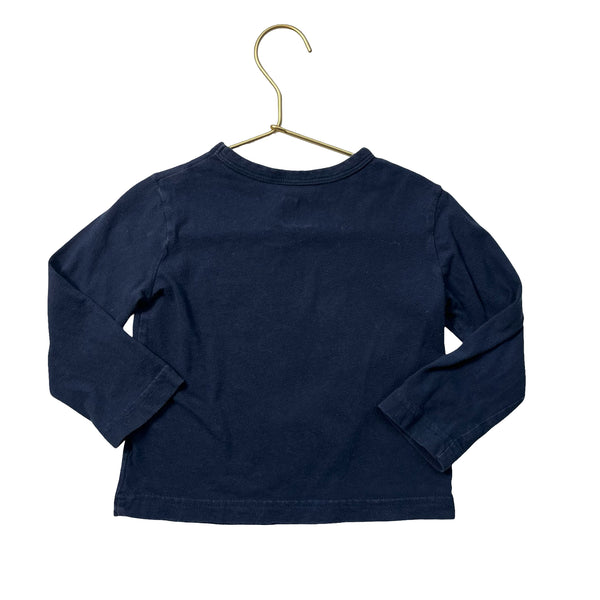 Gap Navy 'Rock On' Shark Guitar Shirt - Size 2