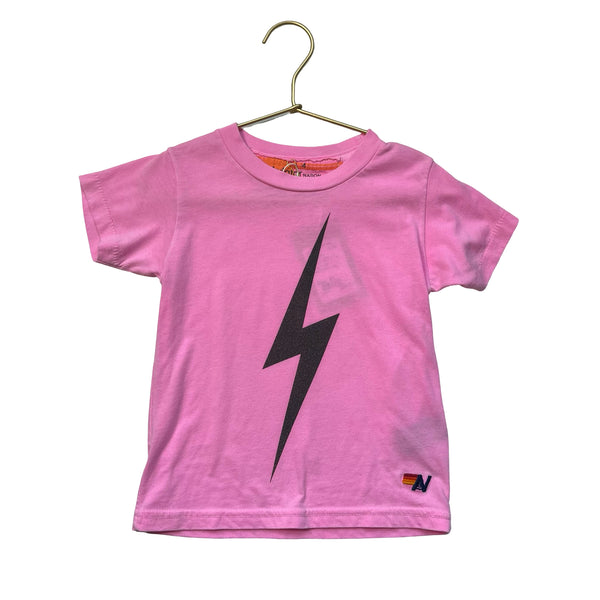Aviator Nation Pink Bolt T-Shirt - Size 4