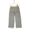 Zara Ivory & Black Striped Crochet Pants - Size 6