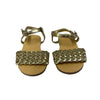 Janie and Jack Gold Sandals - Size 4