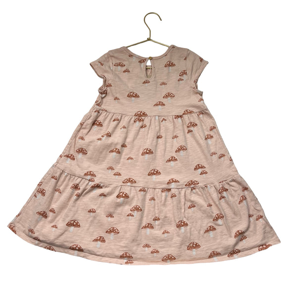 Little Co. by Lauren Conrad Pink Mushroom Print Dress - Size 7