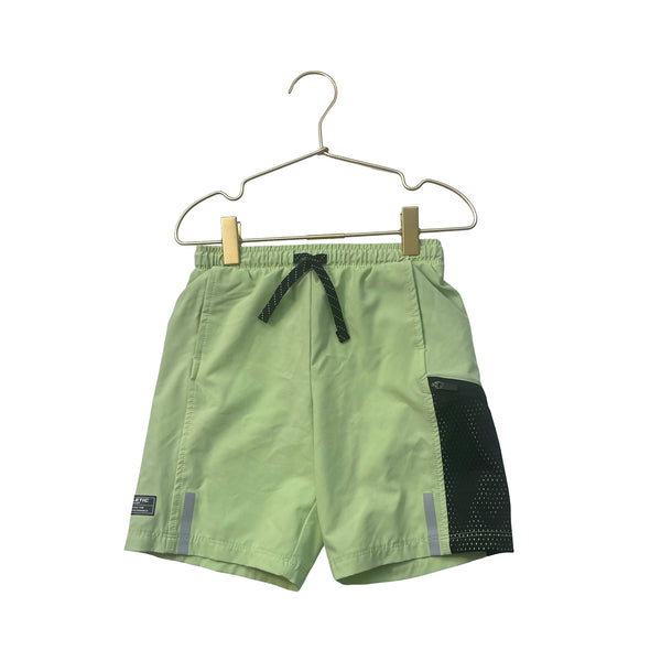 Athletic Works Lime Green & Black Athletic Shorts - Size 5