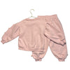 Baker by Ted Baker Pink & Gold Eyelet Trim Sweatshirt & Joggers with Tags - 3-4