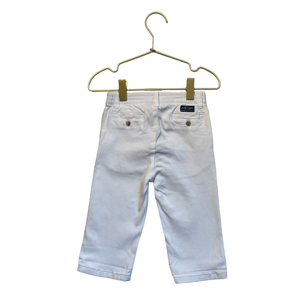 Janie and Jack White Chino Pants - Size 12-18 Mo
