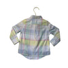 Janie and Jack Pastel Plaid Button Down Shirt - Size 12-18 Mo