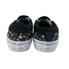 Vans Black & Pastel Floral Slip-On Sneakers - Size 11