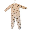 Liewood Peach Cat Print Footed One-Piece PJs - Size 80 (12-18 Mo)