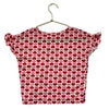 Louis Louise Pink & Red Heart Shirt - Size 6