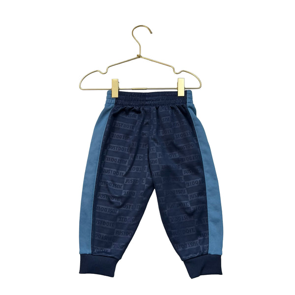 Nike Navy 'Just Do It' Pattern Athletic Joggers - Size 2T