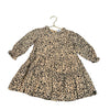 Deux Par Deux Tan Leopard Print Dress - Size 3