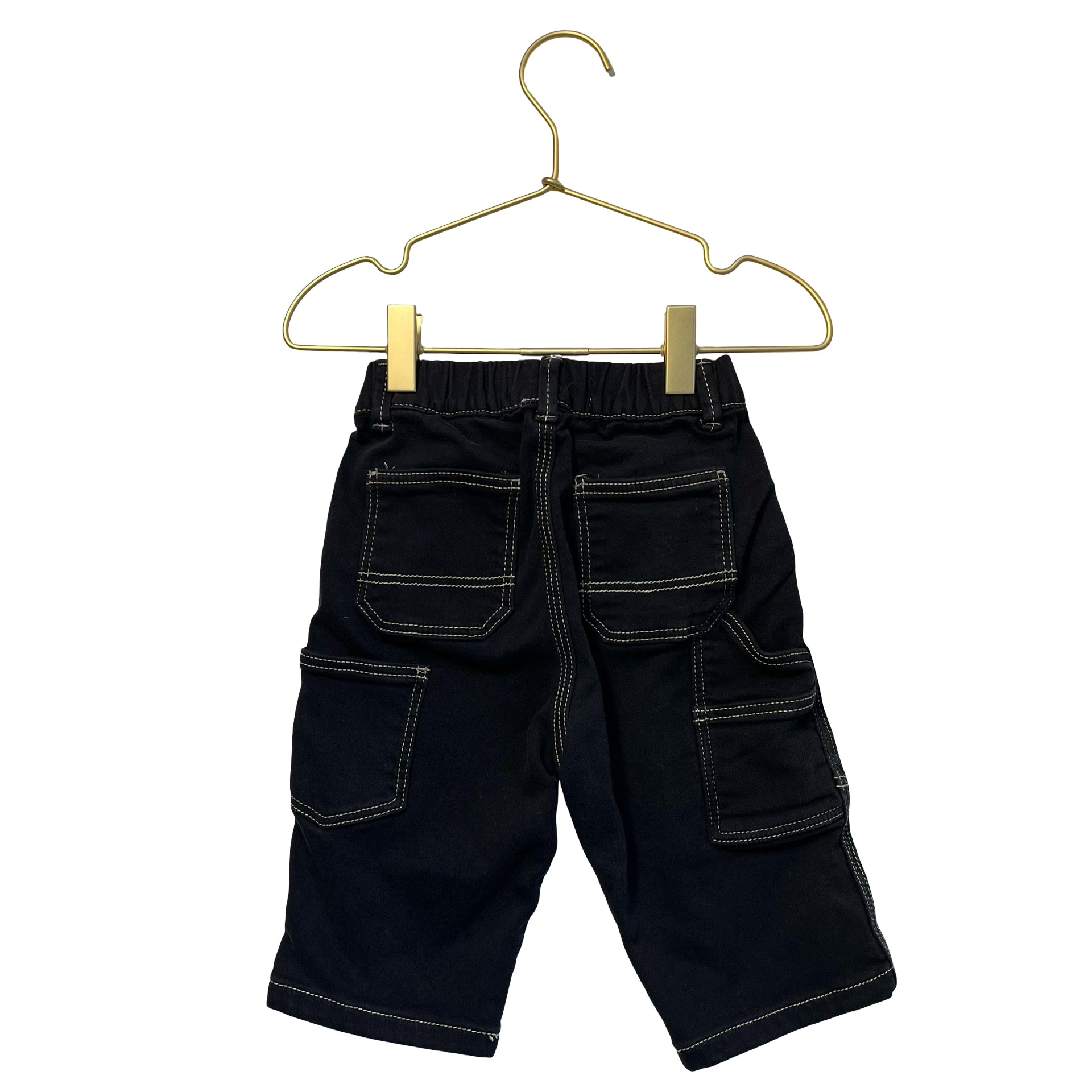 Zara Black Carpenter Pants - Size 9-12 Mo