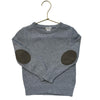 Crewcuts Gray Elbow Patch Sweater - Size 3