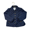 Janie and Jack Navy Quilted Jacket - Size 5-6