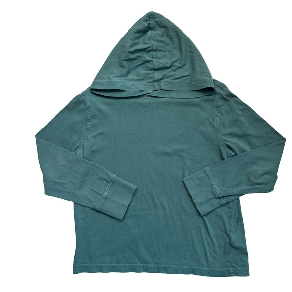 Crewcuts Green Hooded Shirt - Size S 6-7