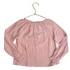 Crewcuts Light Pink Ruffle Trim Long Sleeve Shirt - Size S (6/7)