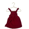 Carter's Red Cotton Knit Overall Dress - Size 18 Mo
