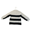 Zara Ivory & Black Striped Sweater - Size 4-5