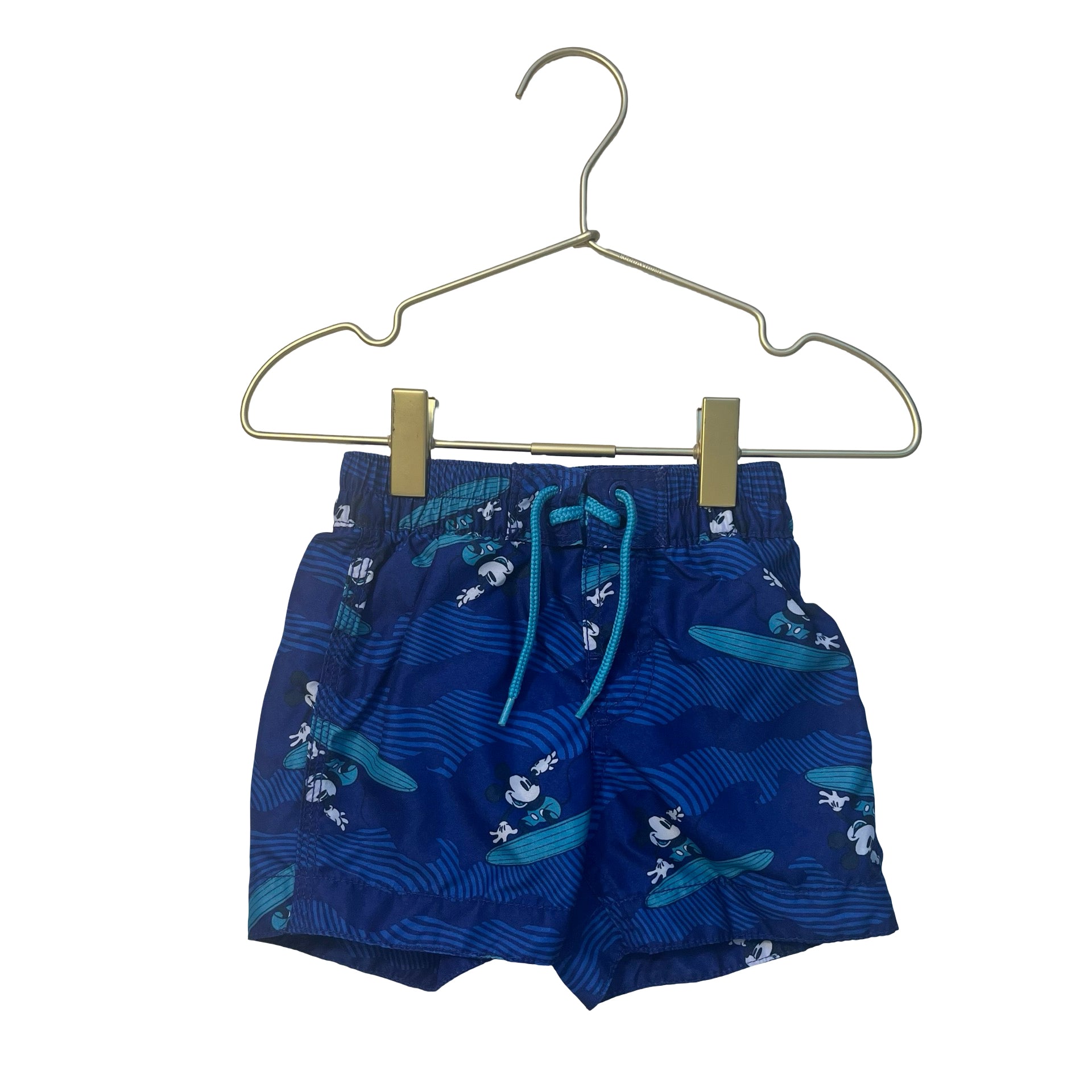 Baby Gap x Disney Navy Mickey Mouse Swim Trunks - Size 18-24 Mo