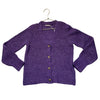 Only Purple V-Neck Cardigan Sweater - Size 9-10Y